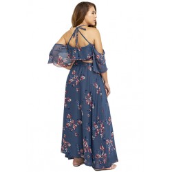 Back Tie up Skirt Set